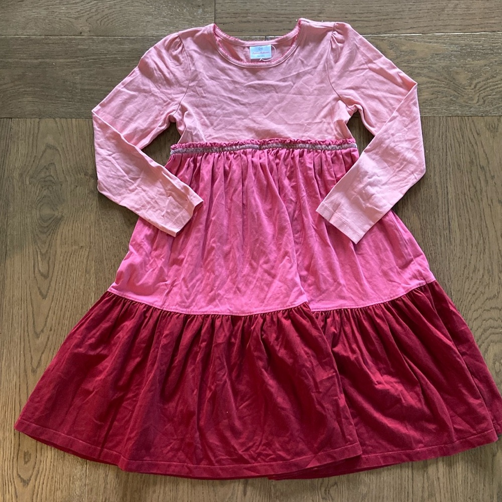NWOT- Hanna Andersson Girl’s Color block Twirly Dress
